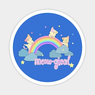 Kawaii Cats Rainbow Magic Magnet